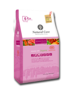 Natural Core ECO6 Organic Salmon Sensitive Skin Formula Dry Dog Food (1kg/6kg)