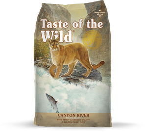 Taste Of The Wild Canyon River Trout & Salmon Dry Food for Cats (5lbs/28lbs)