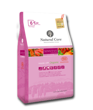 Natural Core ECO6 Organic Salmon Sensitive Skin Formula Dry Dog Food (1kg/6kg)