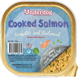 Underdog Cooked Salmon Complete & Balanced Frozen Dog Food (150g)