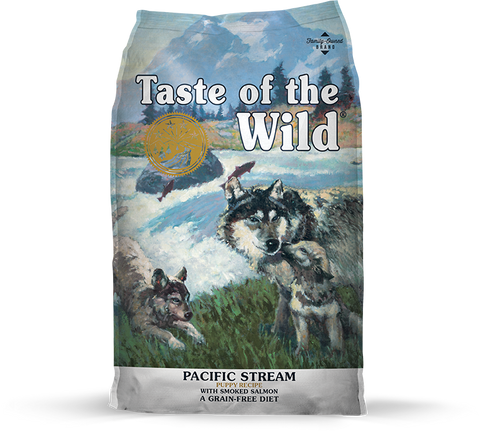 Taste Of The Wild Pacific Stream Smoked Salmon Dry Puppy Food (5lbs/28lbs)