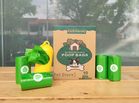 Earth Friendly Biodegradable Pet Poop Bag 10 rolls (150pcs)